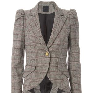 Smythe Glen Plaid Blazer sz 6